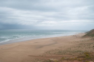 manzara plaj Kuzey Afrika'da
