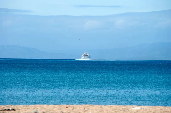 manzara plaj Kuzey Afrika'da