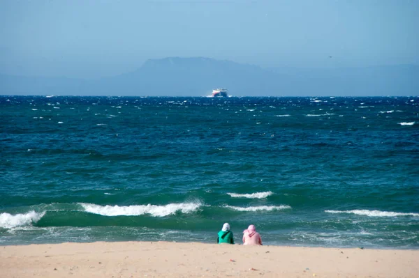 manzara plaj Kuzey Afrika'da