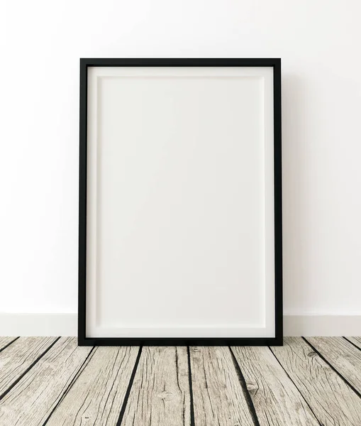 Poster çerçevesi beyaz duvar kadar alay