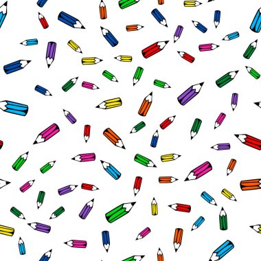 kalem ile Seamless modeli. vektör