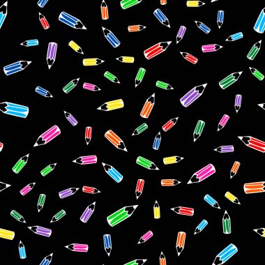 kalem ile Seamless modeli. vektör