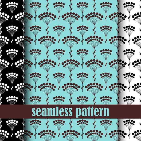 Set of seamless pattern. vector. — Stock Vector