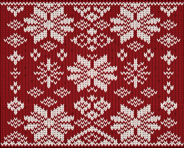 Fond tricoté hiver, illustration vectorielle — Image vectorielle