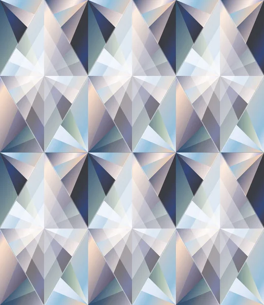 Diamond rhombus seamless pattern, vector illustration — Stock Vector