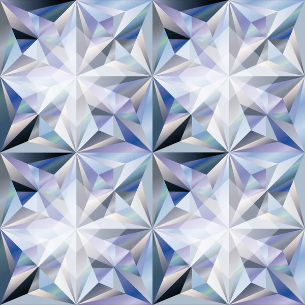 Diamond stone seamless wallpaper, vector illustration — Stock Vector