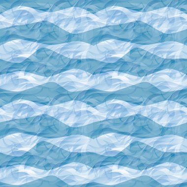 Deniz seamless modeli, vektör çizim
