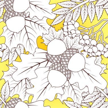 Sonbahar sezon arka plan, vektör çizim