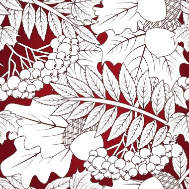 Sonbahar sezon kart, vektör çizim