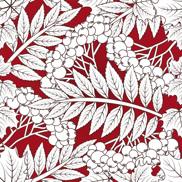 Sonbahar sorunsuz kartı, vektör çizim