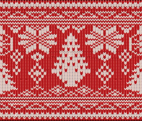 Vacances d'hiver fond tricoté, illustration vectorielle — Image vectorielle
