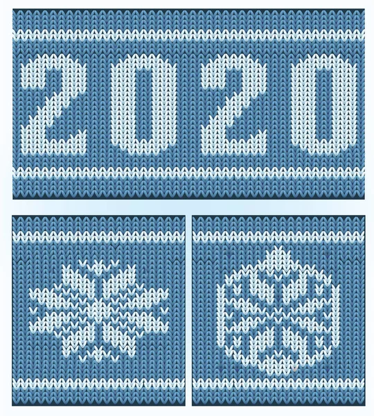 Nuevo 2020 Año Punto Fondo Pantalla Patrón Con Copo Nieve — Archivo Imágenes Vectoriales