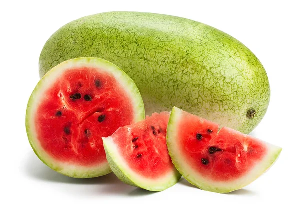 Rijpe lange watermeloenen — Stockfoto