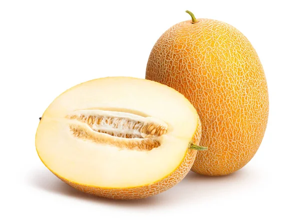 Melones maduros sobre blanco — Foto de Stock