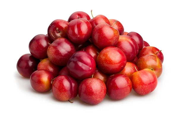 Red fresh plums — Stock Photo, Image
