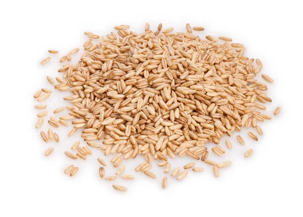 Oat seeds on white — Stock Photo, Image