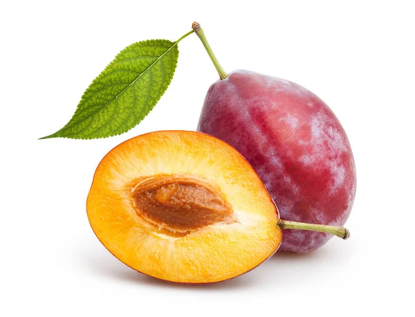 Fresh red plums — Stock Photo, Image