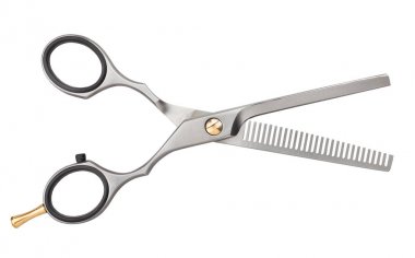barber scissors isolated on white background clipart