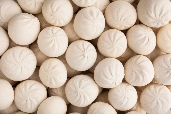 Top View Dumplings Textured Template — Stock Photo, Image