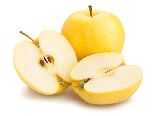 Жовтий яблука — стокове фото