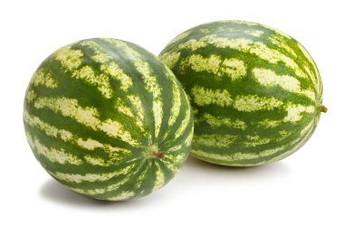 Karpuz yolu beyazda izole edilmiş.