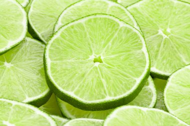 Dilimlenmiş limon makrosu yakın plan.