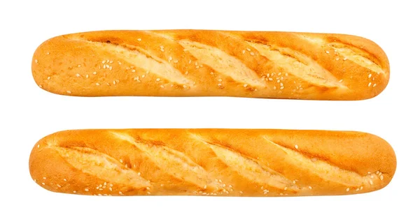 Baguette Chemin Isolé Vue Dessus — Photo