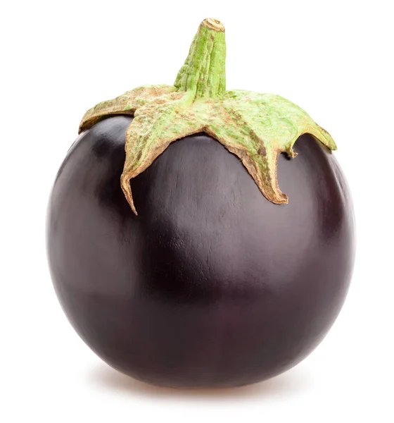 Eggplant Path Isolated White — Stock Photo, Image