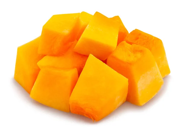 Sliced Butternut Squash Path Isolated — Stock Photo, Image