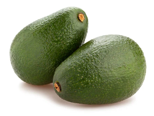 Percorso Avocado Isolato Bianco — Foto Stock