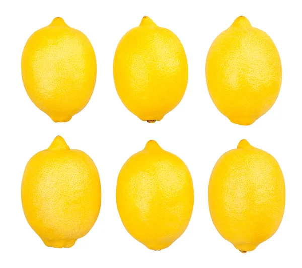 Лимонный Путь Изолированный Белом — стоковое фото