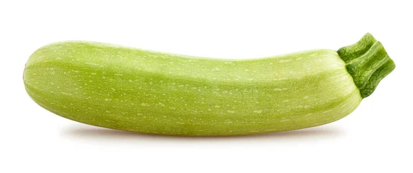 Zucchini Väg Isolerad Vit — Stockfoto