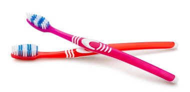 diş fırçası yolu beyazda izole edildi