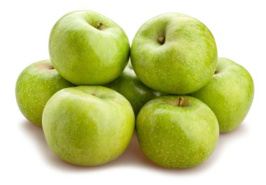 granny smith apples path isolated clipart