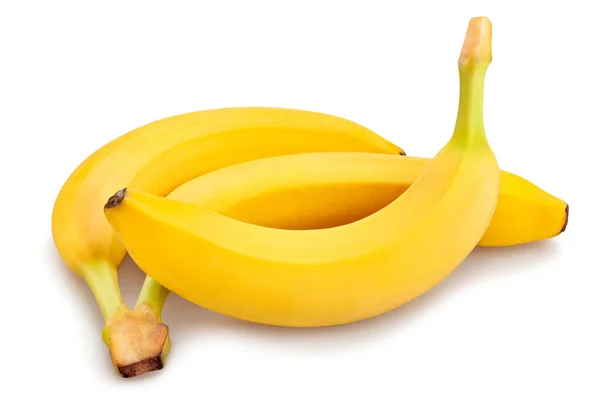 Ścieżka Bananowa Izolowana Białym — Zdjęcie stockowe