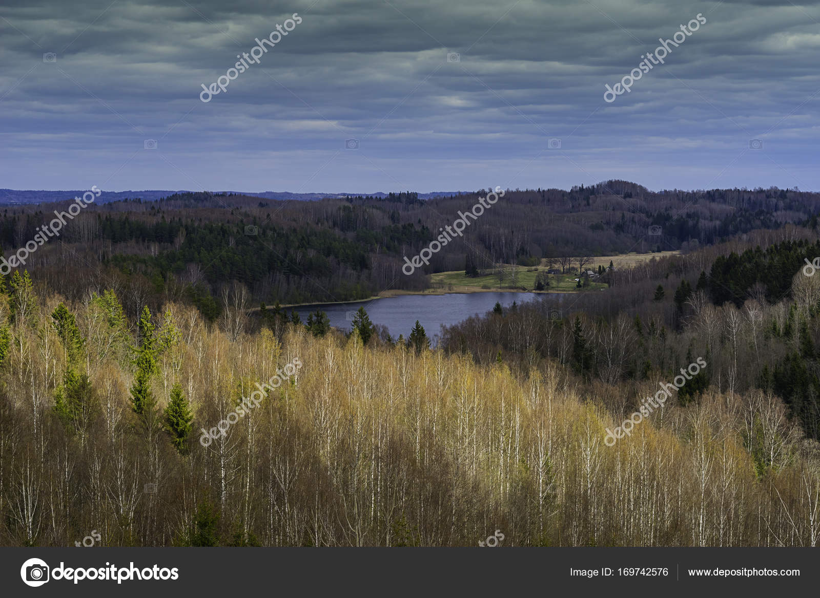 Lettische Estnische Landschaft Im Zeitigen Fruhling Stockfotografie Lizenzfreie Fotos C Martinsl 169742576 Depositphotos