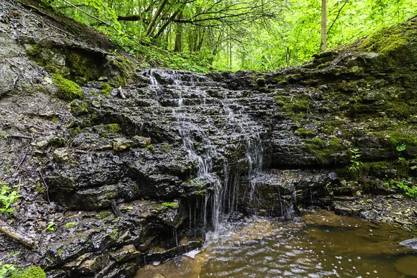 Virsaisu waterfall in Latvia.Baltic States. — Stock Photo, Image
