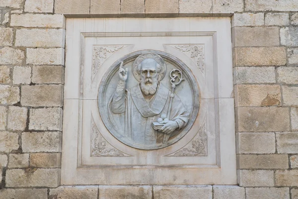 Igreja Matriz de Santa Nicola. Rutigliano. Puglia. Itália . — Fotografia de Stock