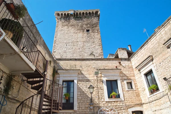 Norman Castle. Rutigliano. Puglia. Itália . — Fotografia de Stock