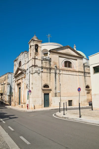 Kyrkan av Carmine. Rutigliano. Puglia. Italien. — Stockfoto