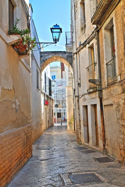 Callejuela. Rutigliano. Puglia. Italia . — Foto de Stock