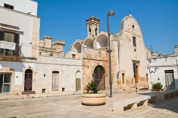 Iglesia de Maddalena. Sammichele di Bari. Puglia. Italia . —  Fotos de Stock