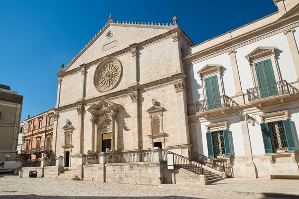 Katedra w Acquaviva delle fonti. Puglia. Włochy. — Zdjęcie stockowe