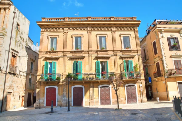 Uličky. Acquaviva delle fonti. Puglia. Itálie. — Stock fotografie