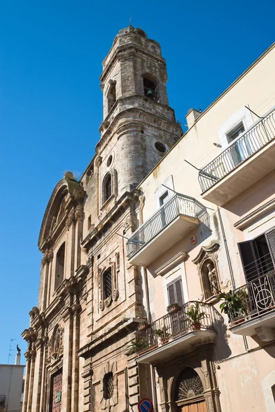 Kyrkan av St Benedetto. Acquaviva delle fonti. Puglia. Italien. — Stockfoto