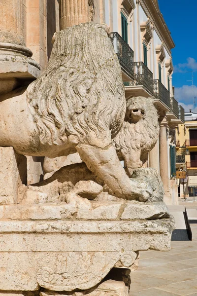 Katedra w Acquaviva delle fonti. Puglia. Włochy. — Zdjęcie stockowe