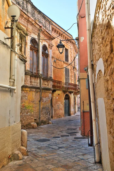 Steegje. Acquaviva delle fonti. Puglia. Italië. — Stockfoto