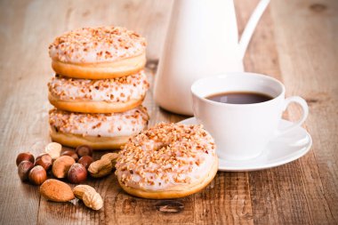 Sprinkles ile tatlı çörek. 