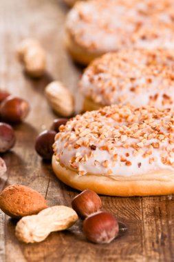 Sprinkles ile tatlı çörek. 