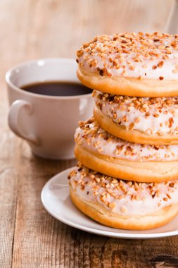 Sprinkles ile tatlı çörek. 